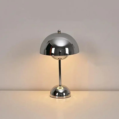 Rechargeable Table Lamp Nordic Flower Bud With Iron Touch Switch Fall 2026 Home Decor For Bedroom Or Nightstand