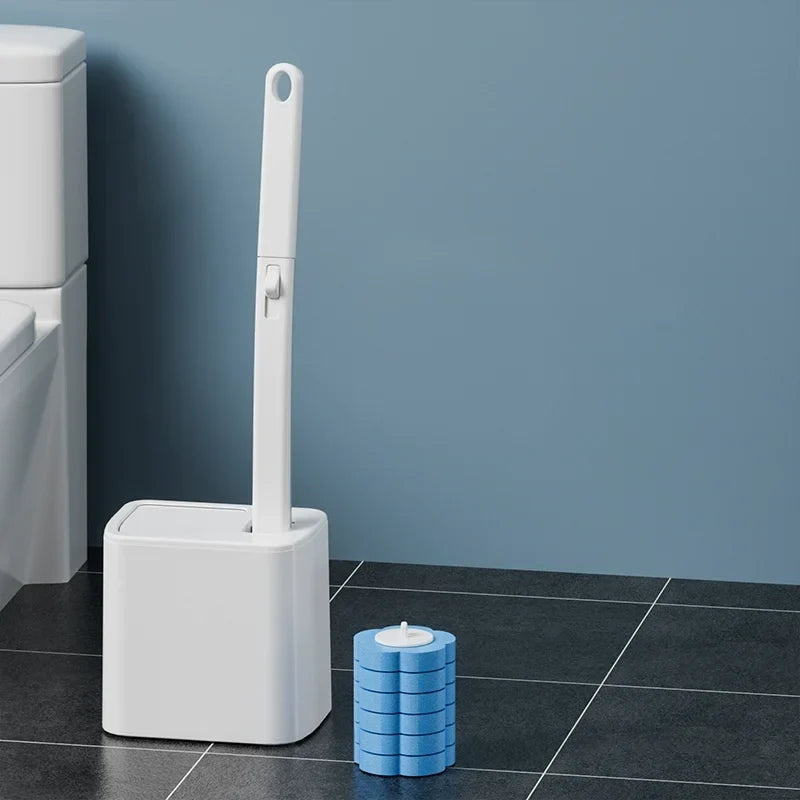 Disposable Toilet Brush Cleaning Kit With Long Handle Replacement Head And Auto Lid Opening, Eco Friendly Bathroom Tool Fall 2026