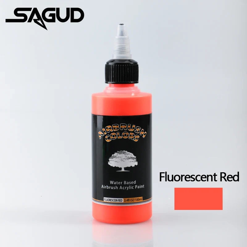 Airbrush Acrylic Paint Matte Inks Water Based Easy to Clean 32 Color Set 100ml Bottles For Model Hobby TikTok Viral Craft Trend 2026