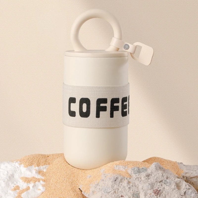 Coffee Travel Mug 304 Stainless Steel 460ml Insulated Tumbler Portable With Handle Fashion Cute Fall 2025