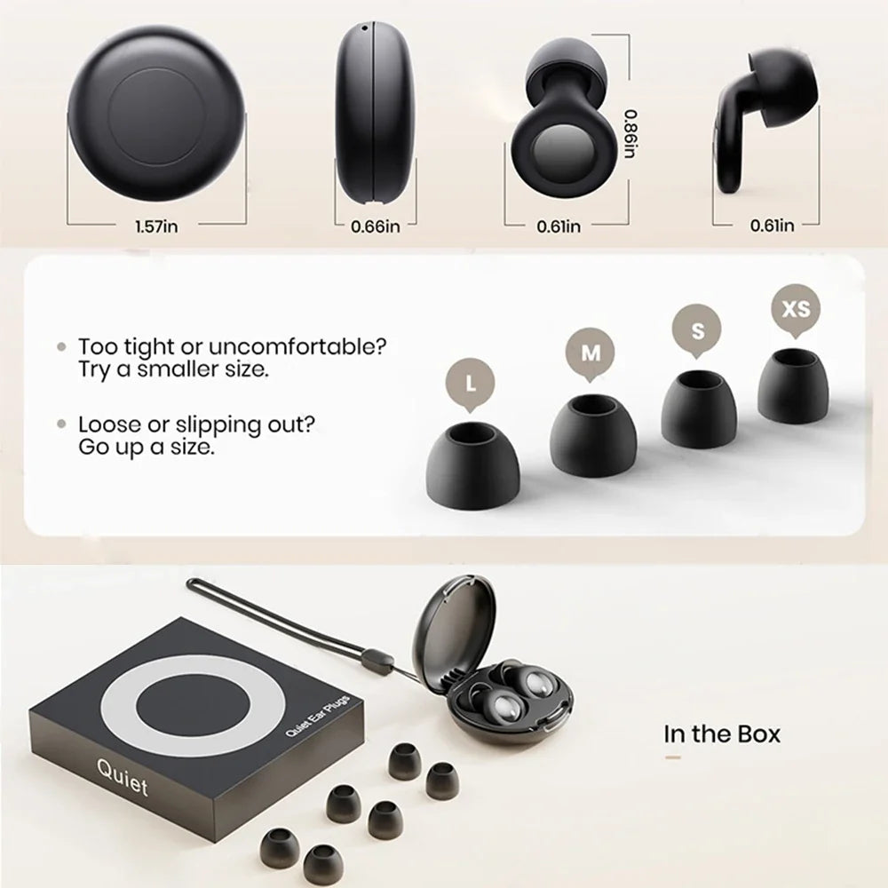 Silicone Ear Plugs For Sleep Soundproof Noise Reduction, Comfortable Sleep Aid Fall 2026 Gift