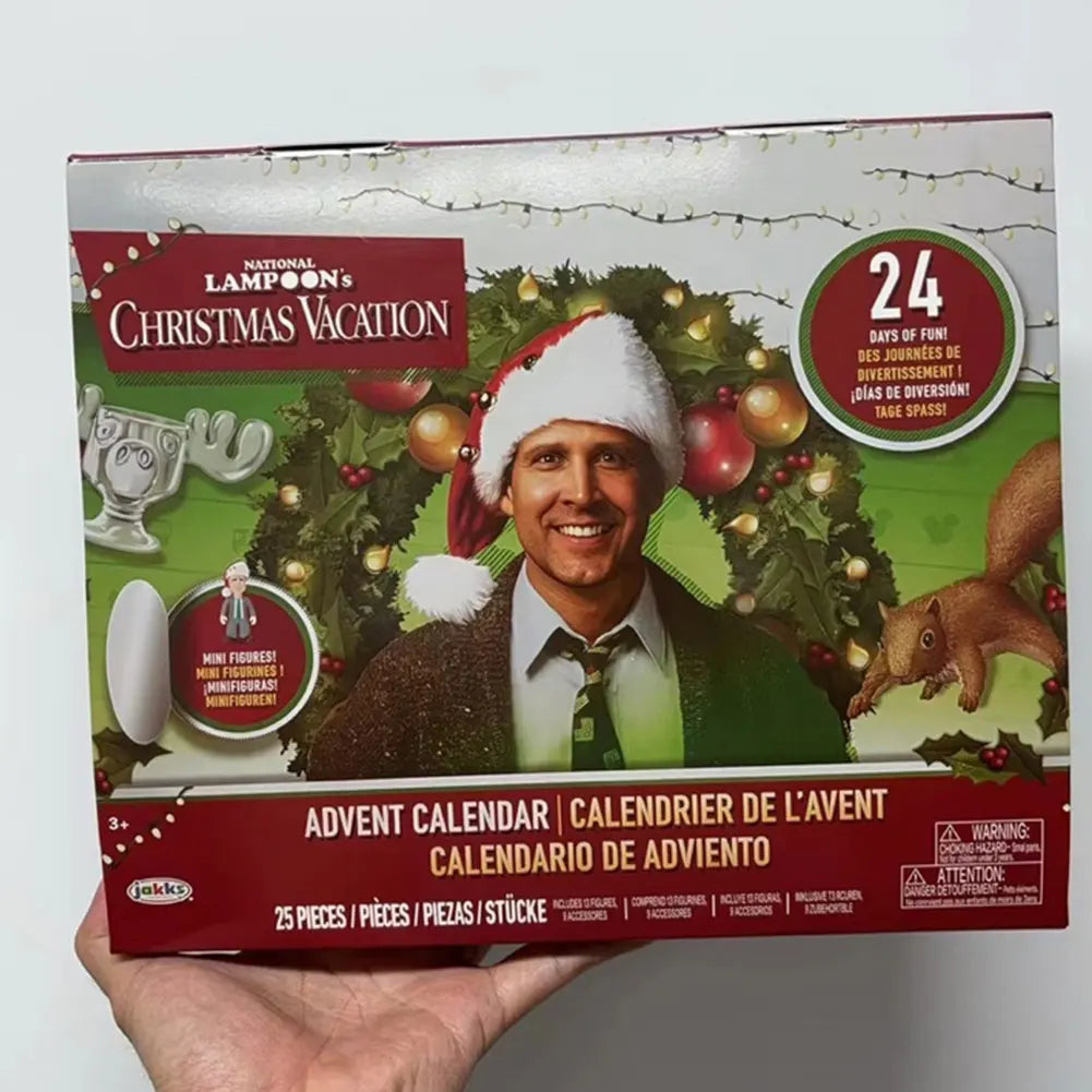 Advent Calendar 24 Days 3D Figures Christmas Countdown Gift
