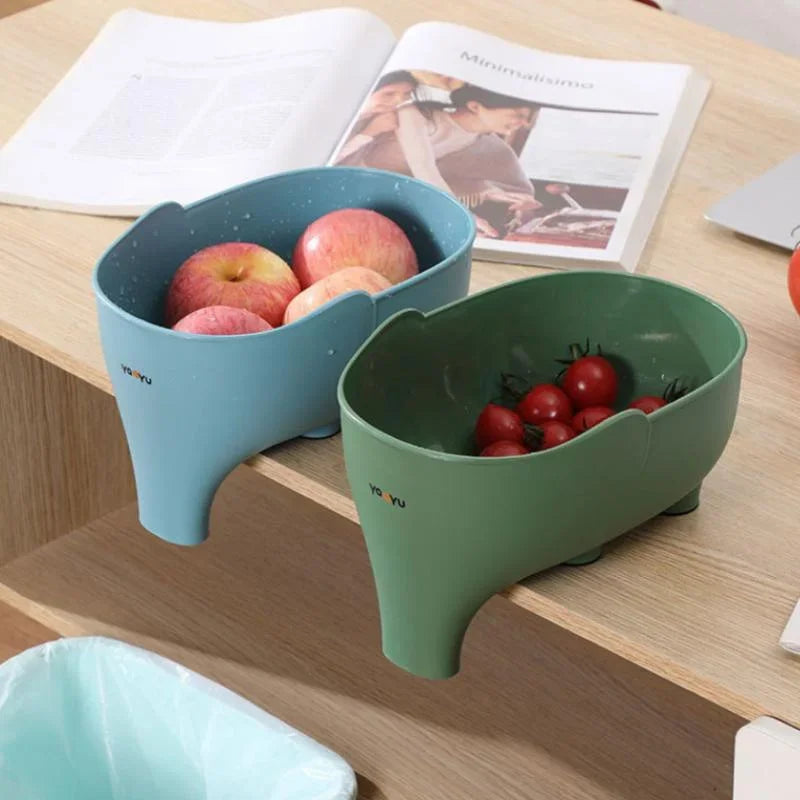 Sink Strainer Basket Elephant Shape Hanging Kitchen Drainer And Veggie Storage Fall 2026 Trend Eco Friendly
