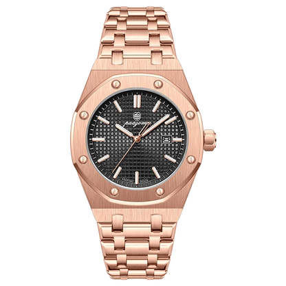 Quartz Stainless Steel Business Watch Waterproof Date