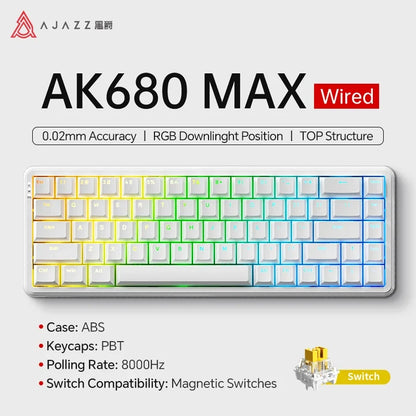 Mechanical Keyboard Sixty Mini Wireless ARGB Magnetic Hall