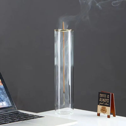 Glass Incense Burner With Removable Ash Catcher Home Decor