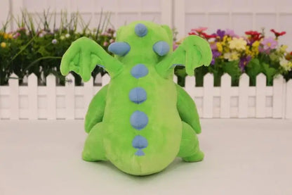 Plush Dragon Trio Stuffed Animals Set Rolling Log Toy