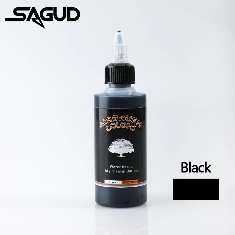 Airbrush Acrylic Paint Matte Inks Water Based Easy to Clean 32 Color Set 100ml Bottles For Model Hobby TikTok Viral Craft Trend 2026