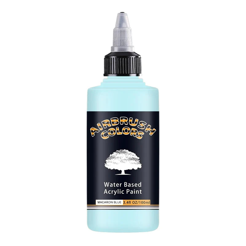 Airbrush Acrylic Paint Matte Inks Water Based Easy to Clean 32 Color Set 100ml Bottles For Model Hobby TikTok Viral Craft Trend 2026