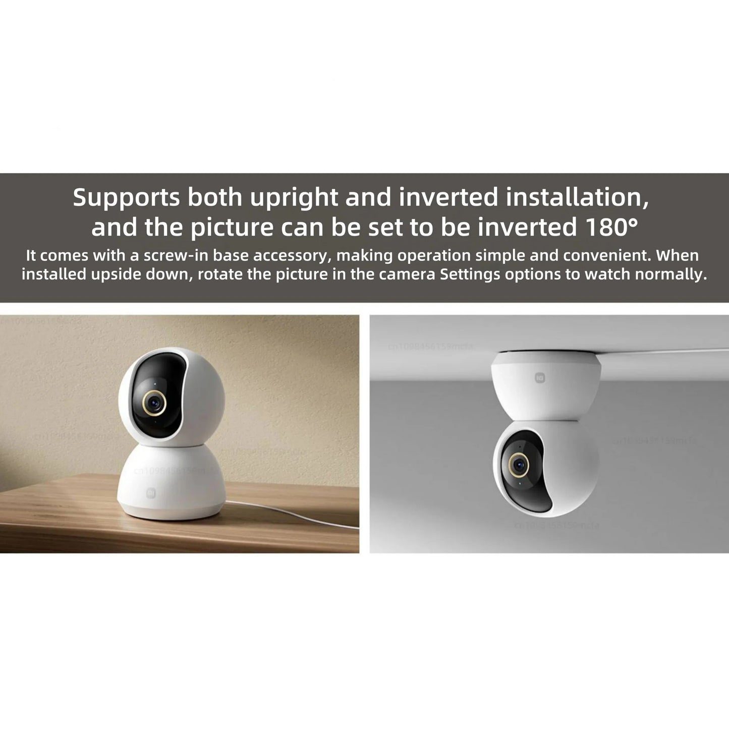 Smart Home Security Camera 2K PTZ 3MP Night Vision AI