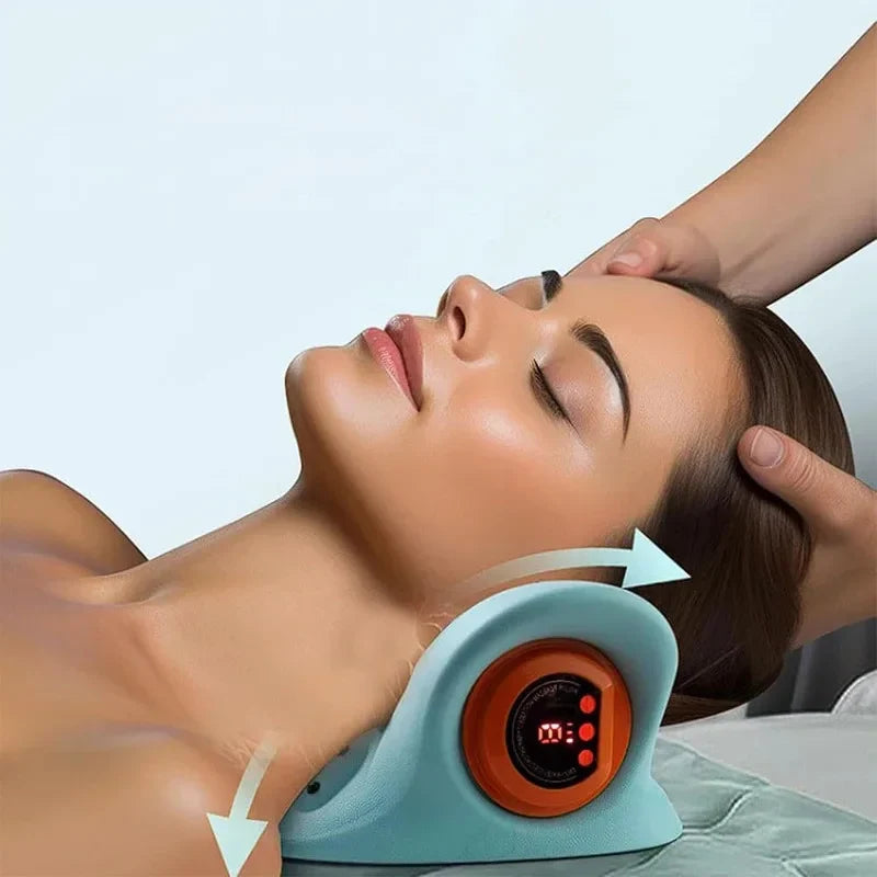 Electric Neck & Shoulder Massager – Battery-Powered Finger Pressure Relief for Muscle Tension 2026