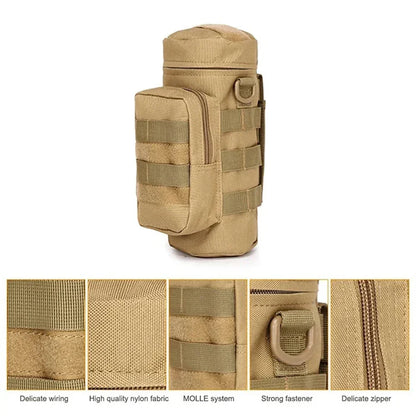 Water Bottle Carrier Tactical MOLLE Bottle Pouch Outdoor Gear Fall 2025 Durable Construction