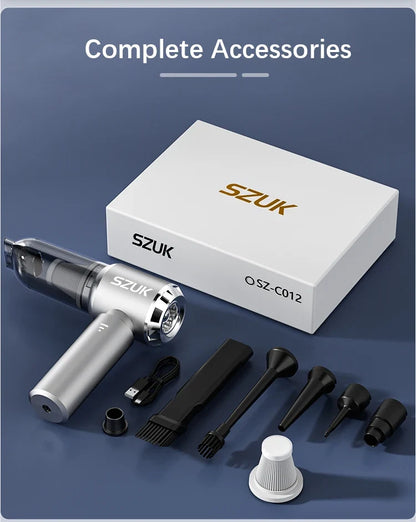 Car Vacuum Cleaner Wireless Mini Handheld Strong 6000mAh