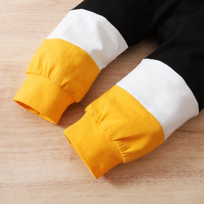 Matching long trousers from boys autumn outfit set