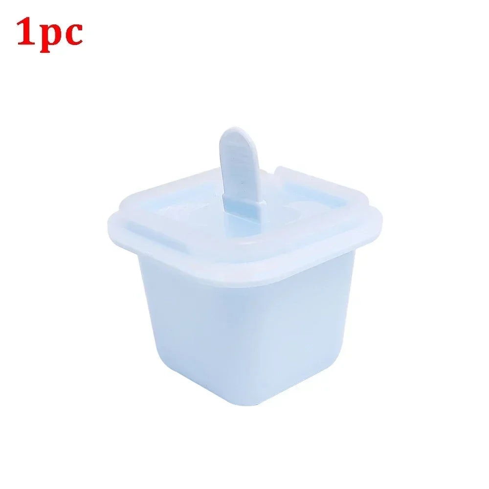 Variant image for Food Grade Silicone Ice Cube Molds with Popsicle Sticks for Ice Cubes, Jellies, and Custom Treats - Stackable and Dishwasher Safe-2