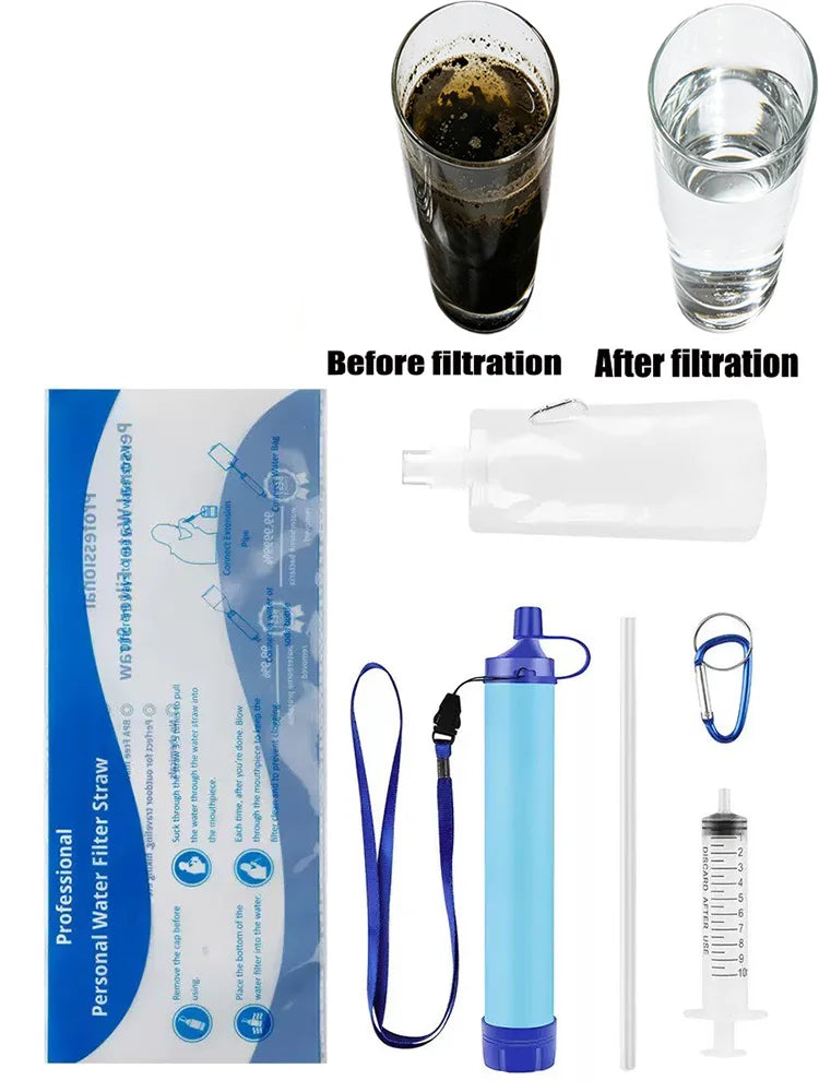 Personal Water Filter Straw – Portable Purifier for Camping, Hiking & Emergency Survival 2026