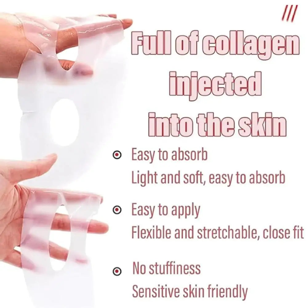 Collagen Hydrogel Mask Korean Sleeping Sheet Mask Deep Hydration Brightening Pore Minimizing Fall 2026 TikTok Viral