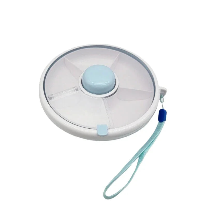 Snack Container Rotating Moisture Proof Organizer Spinner Back To School 2025 Portable Freshness