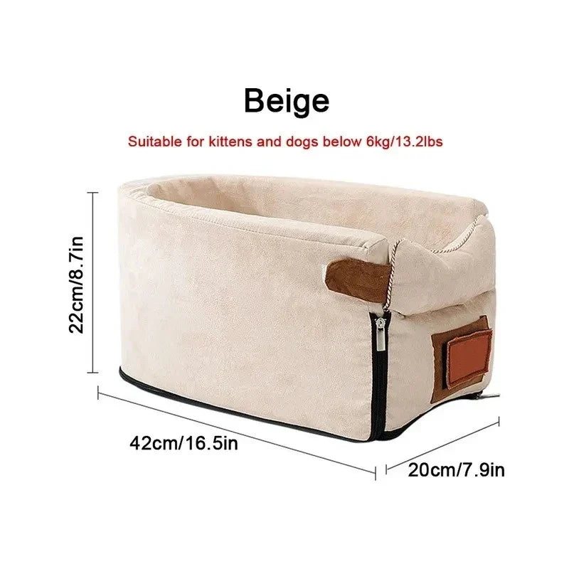 Dog Car Seat Portable Carrier Bed Booster Seat Road Trip 2025 Travel Safety Cozy Durable Pet