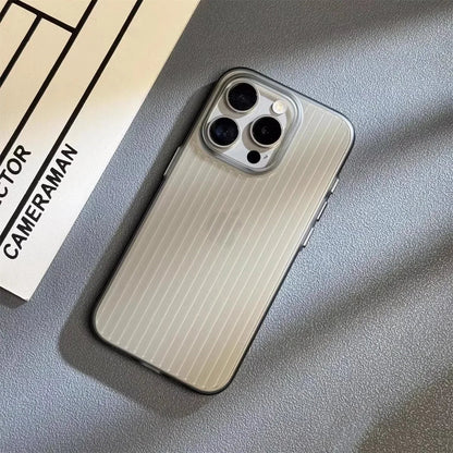 Advanced Electroplated Grille Phone Case for iPhone 16 15 14 Pro Max Plus Luxury Cover