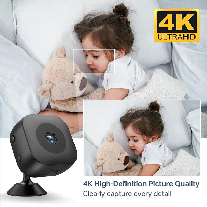 Mini HD Security Camera WiFi Remote Monitor 1080P Night Vision Motion Detection Smart Home Fall 2025 Gift
