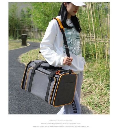 Cat Backpack Breathable Foldable Pet Carrier Outdoor Travel 2025 Large Capacity Ventilated Comfort Fold Flat Storage
