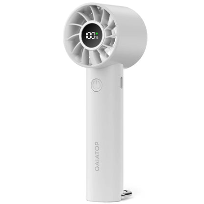 Portable Mini Fan Handheld Fan with LED Display 3 Speeds