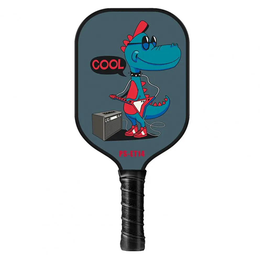 Variant image for Lightweight Children's Pickleball Paddle Set with Cartoon Print, 2 Balls, Ideal for Kids Under 16, Durable Fiberglass, 180g-2