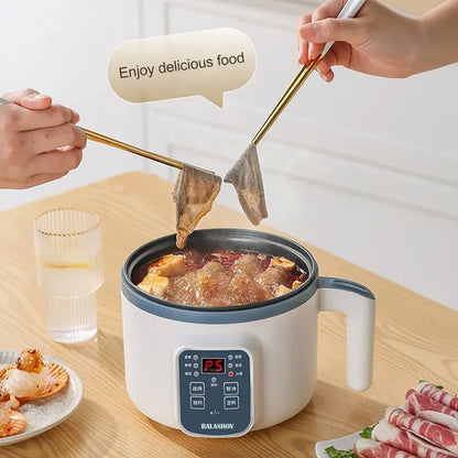 Electric Rice Cooker Smart Multi Cooker Home Kitchen Appliance Fall 2025 Nonstick Inner Pot Timer Easy Cleanup