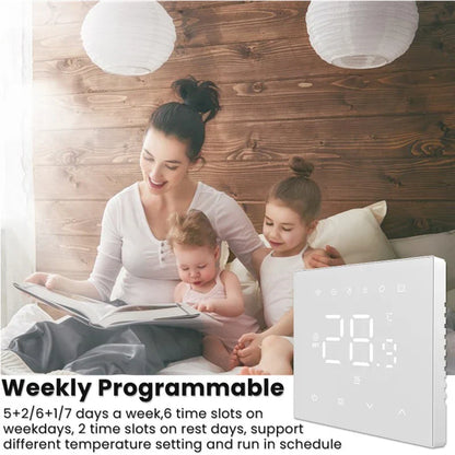 Smart Thermostat WiFi Autumn 2025 Heating And Boilers Voice Assistant Compatible Touchscreen Energy Saving