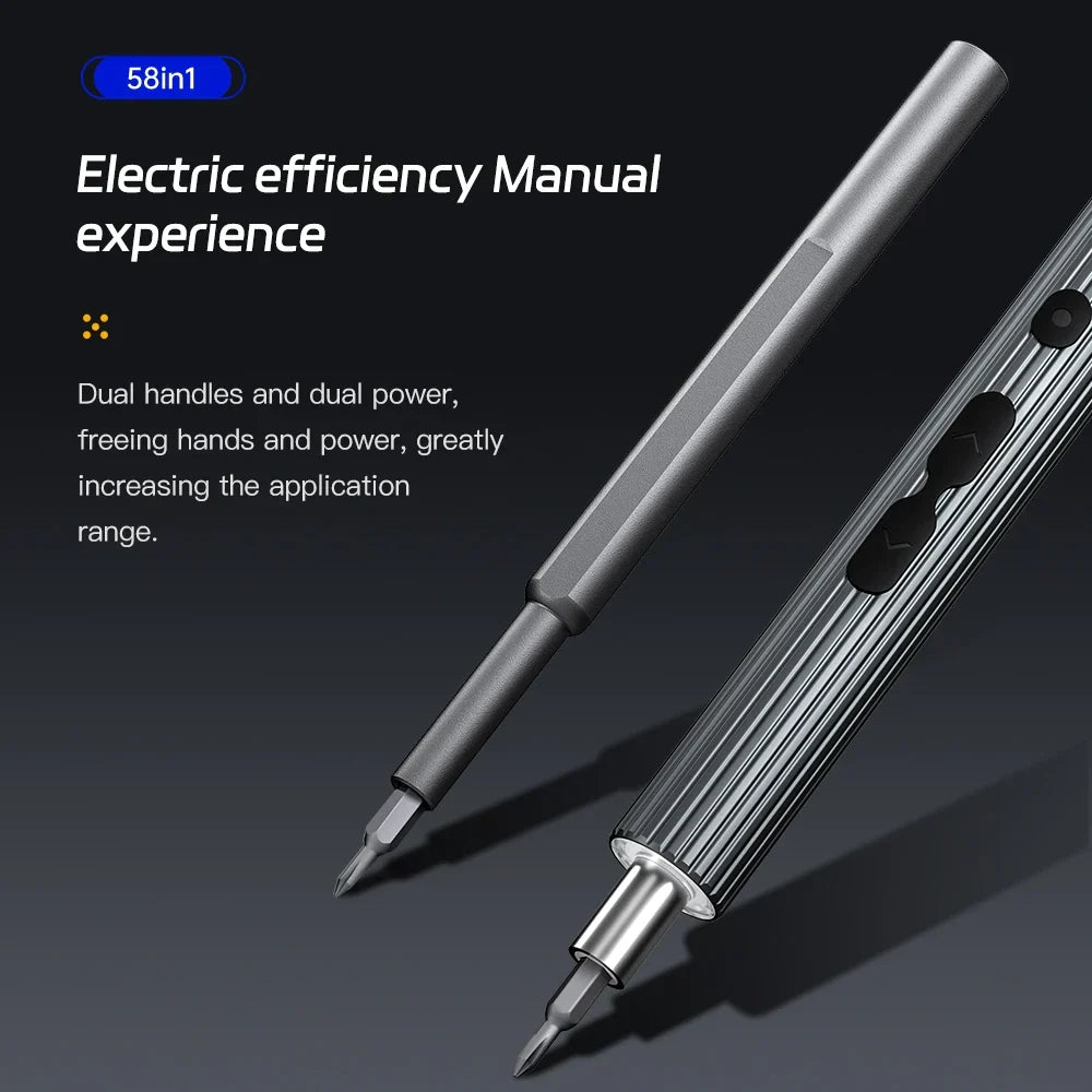 Electric Screwdriver 58-In-1 Rechargeable Precision Repair Kit Wireless Compact Tech Repair Fall 2025 Magnetic