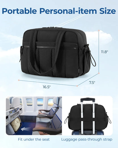 Travel Duffel Bag with Shoulder Strap, Large Capacity Gym & Diaper Bag