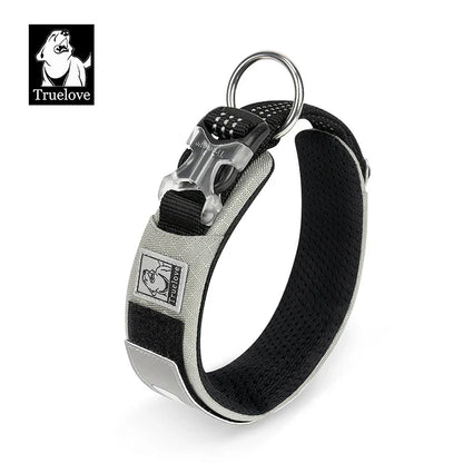 Dog Collar Reflective Personalized Padded Collar Large Dogs Night Walk Fall 2025 Breathable Quick Release Safety