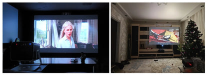 Android Projector A12 Mini 4K Ready 350 ANSI Lumens WiFi 6 Built In Speaker Back To School 2026