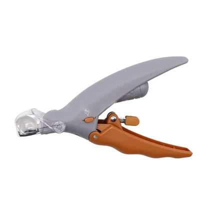 Nail Trimmer with LED Light for Dogs and Cats - Portable Clipper with Magnifying Glass