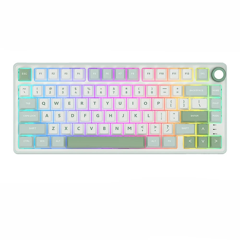 Mechanical Keyboard R75 Gasket 80Key RGB Hot Swap Spanish