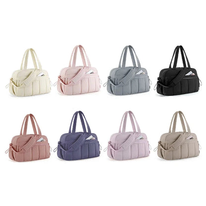 Travel Duffel Bag with Shoulder Strap, Large Capacity Gym & Diaper Bag