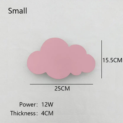 Cloud Wall Lamp Dimmable LED Nursery Light Remote Control Night Light Nursery Bedroom Decor Fall 2025 Cozy