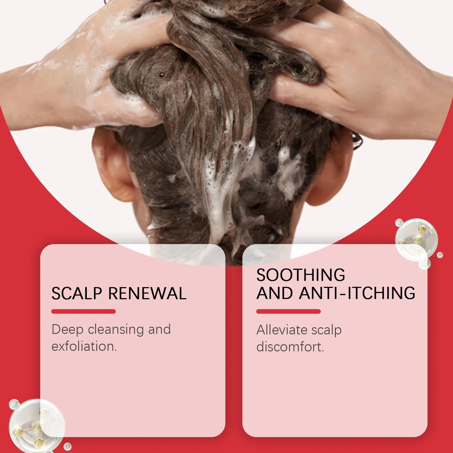 Scalp Scrub Exfoliating Shampoo Anti-Dandruff Deep Cleansing Nourishing All Hair Types