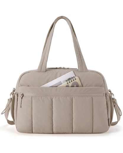 Travel Duffel Bag with Shoulder Strap, Large Capacity Gym & Diaper Bag