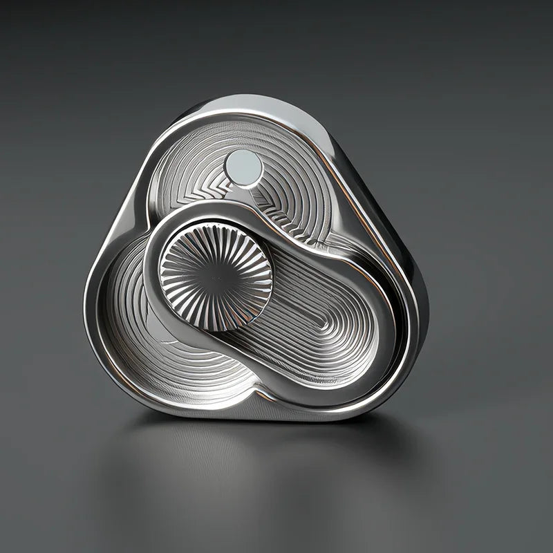 Fidget Spinner Coin Metal Triangle EDC Hand Toy for Decompression TikTok Viral Fall 2026 Gift