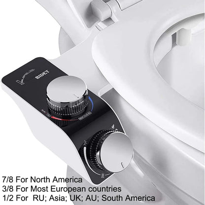Bidet Toilet Seat Attachment Dual Nozzle Self Cleaning Non Electric Fall 2026 Home Upgrade