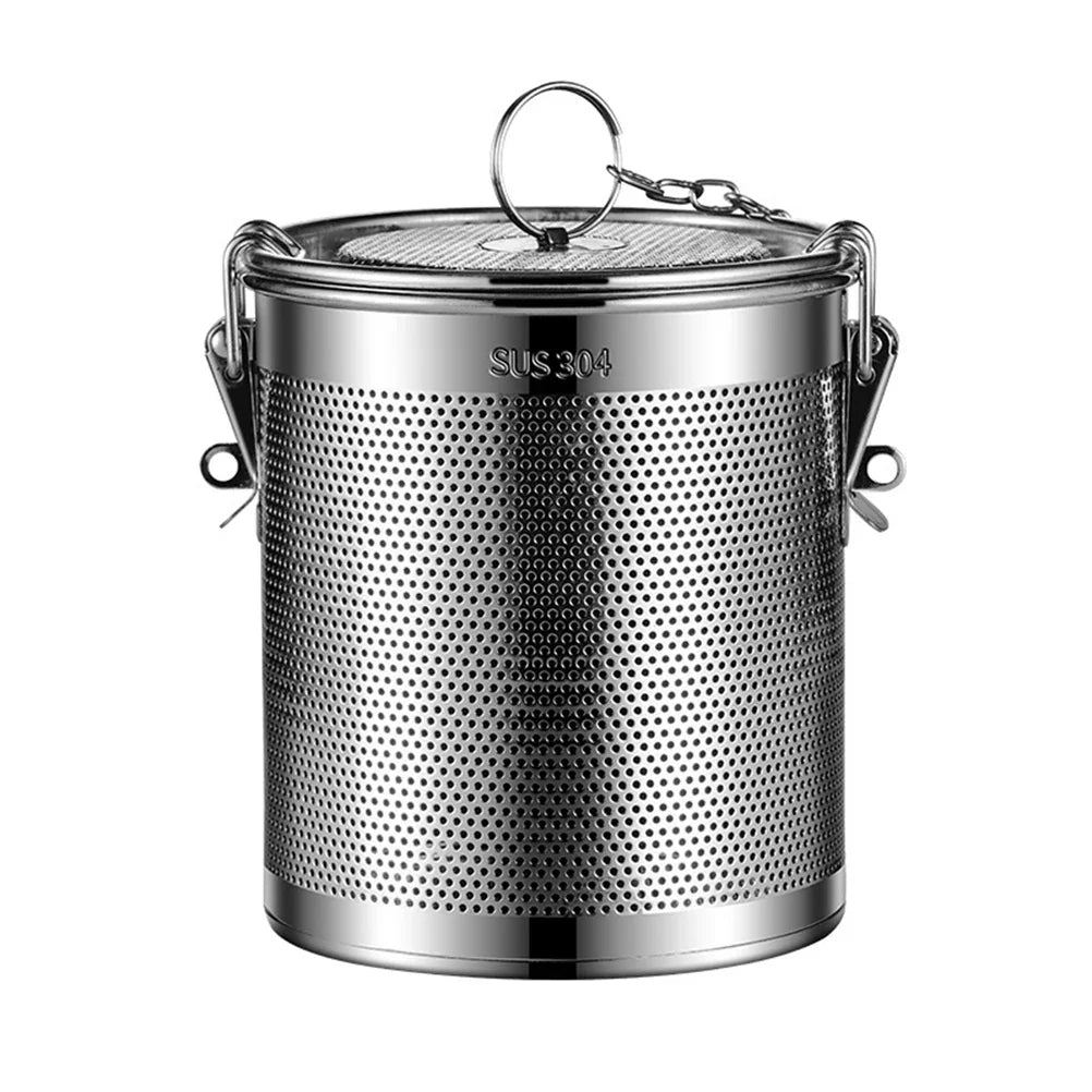 Seasoning Basket Fine Mesh Brine Strainer With Chain Hook Rust-Proof Kitchen Essential Fall 2026 Trend