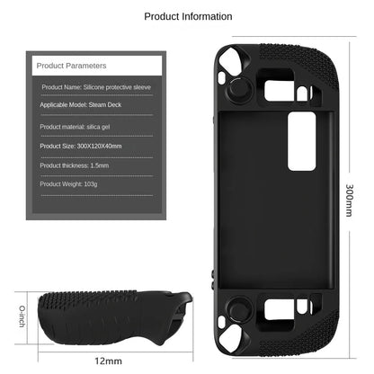 Steam Deck OLED Silicone Case With Button Caps Grip