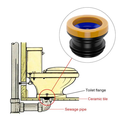 Toilet Seal Ring Odor-Resistant Drain Seal Gasket For Flange Repair Anti Leakage Fall 2026 Home Improvement