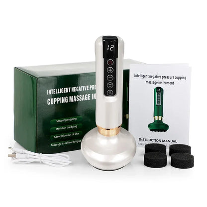 Electric Cupping Massager Multi Speed Vacuum Therapy With Infrared Heating Portable Spring 2026 Wellness Trend