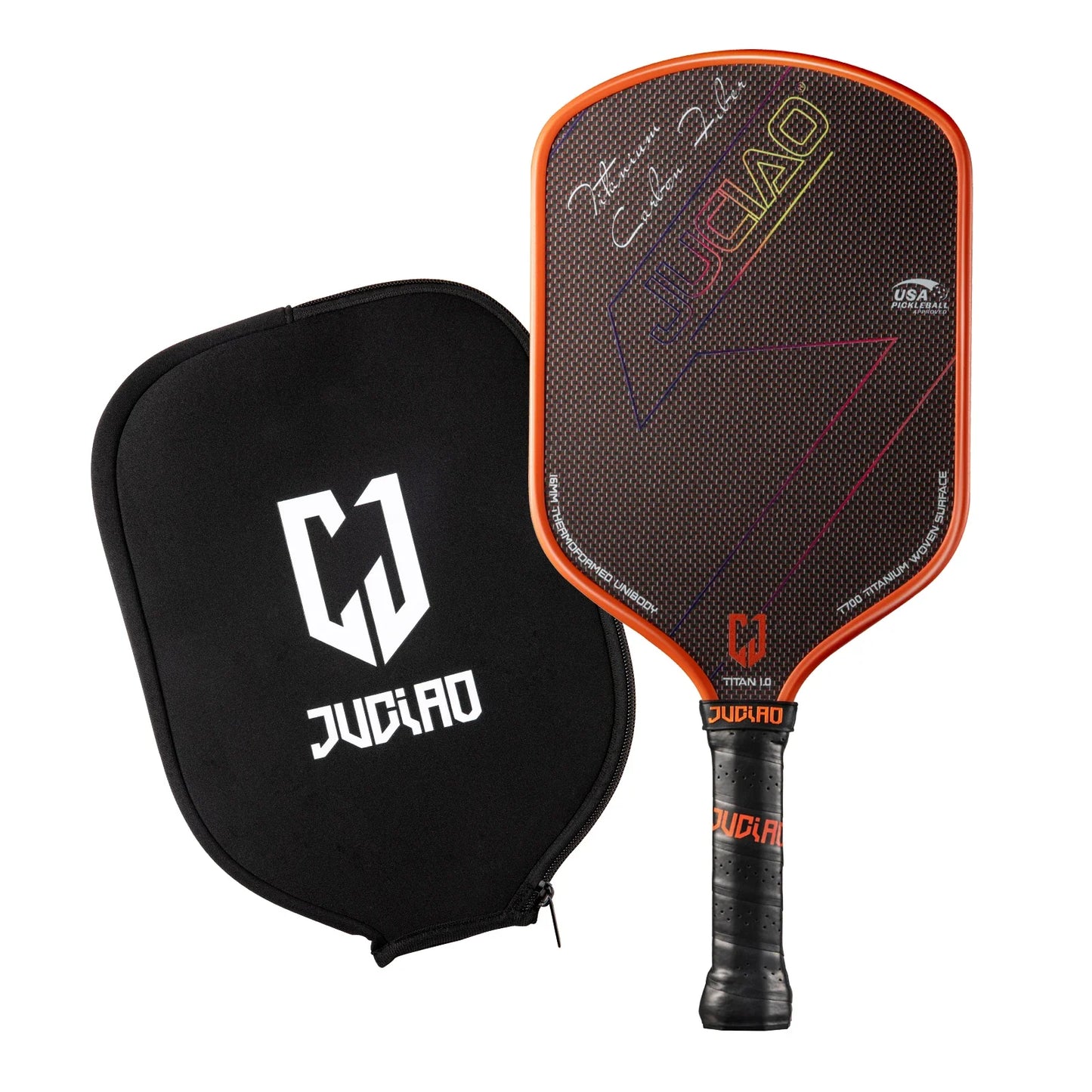 Variant image for Carbon Fiber Pickleball Paddle with Foam Injected Edges for Enhanced Spin and Control, Lightweight and Durable Pickleball Equipment-1