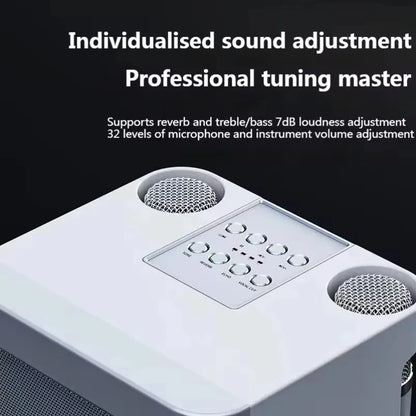Bluetooth Speaker Karaoke System Portable Wireless 10W With 2 Microphones Outdoor Party Sound Fall 2025