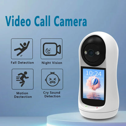Baby Monitor 3MP PTZ With 2.8 Inch IPS Screen Video Call Baby Cry Detection Home Security Remote Monitoring 2025