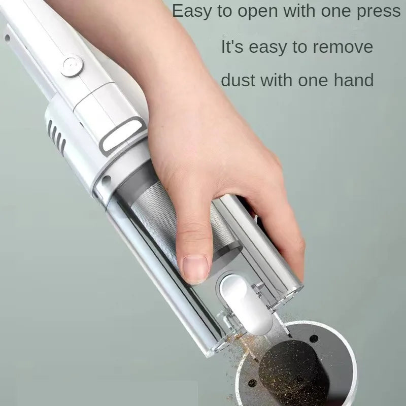 Powerful Wireless Handheld Vacuum Cleaner - Suction for Household Cleaning & Car Use